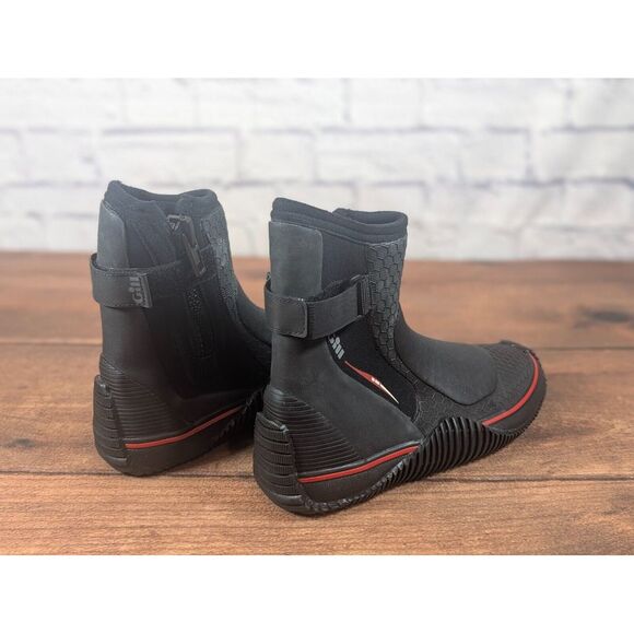 Gill Dinghy Sailing Boots Black Red Neoprene SZ 10 US / 9 UK / 43 EU - Picture 6 of 10